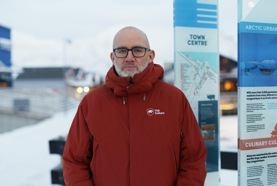 Reiselivssjef i Visit Svalbard, Ronny Brunvoll, ønsker å avkrefte påstanden om at det er vekst i reiselivet på Svalbard. Reiselivssjef i Visit Svalbard, Ronny Brunvoll, ønsker å avkrefte påstanden om at det er vekst i reiselivet på Svalbard.