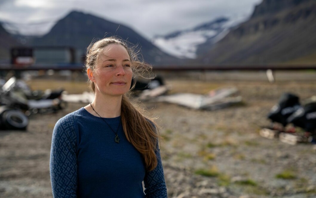Franka Leiterer, leder i Svalbard Guide Association.