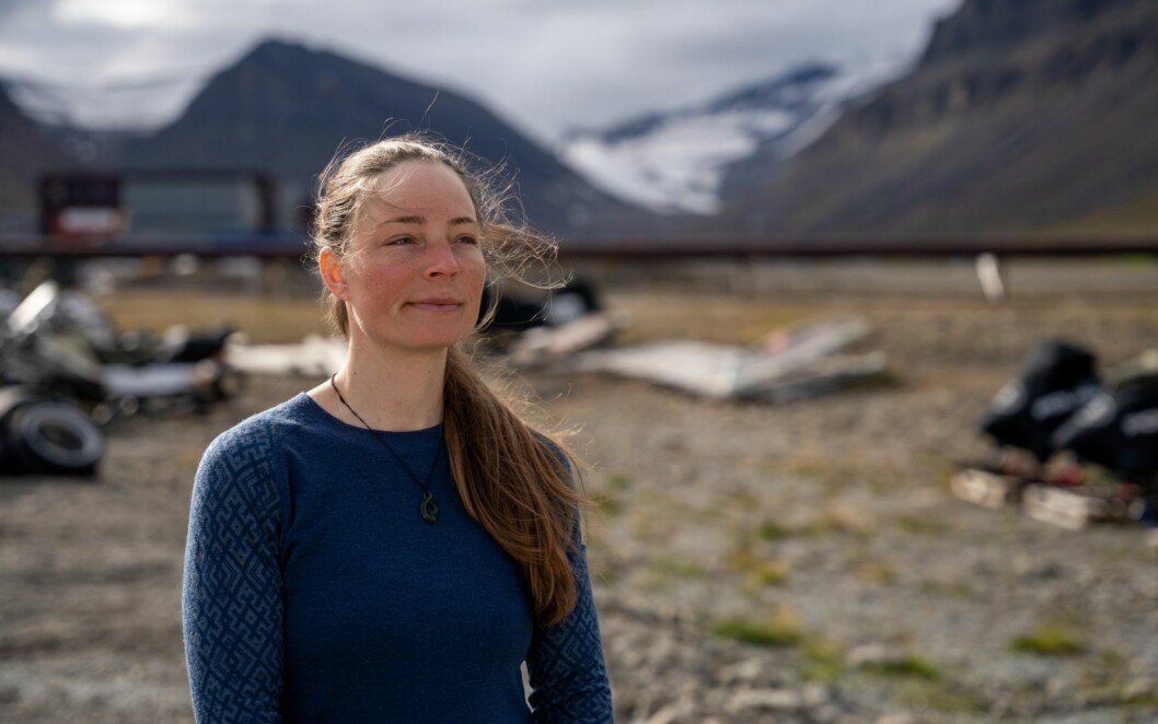 Franka Leiterer, leder i Svalbard Guide Association. Franka Leiterer, leder i Svalbard Guide Association.