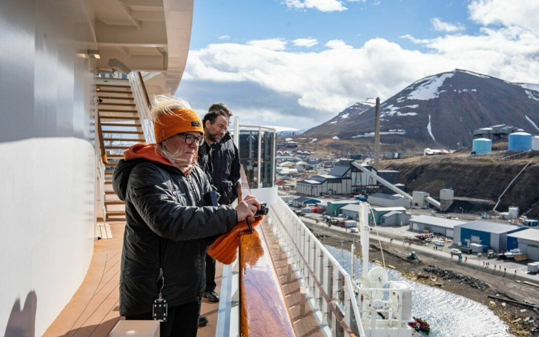 MS Meraviglia, som var på besøk i 2018. MS Meraviglia, som var på besøk i 2018.