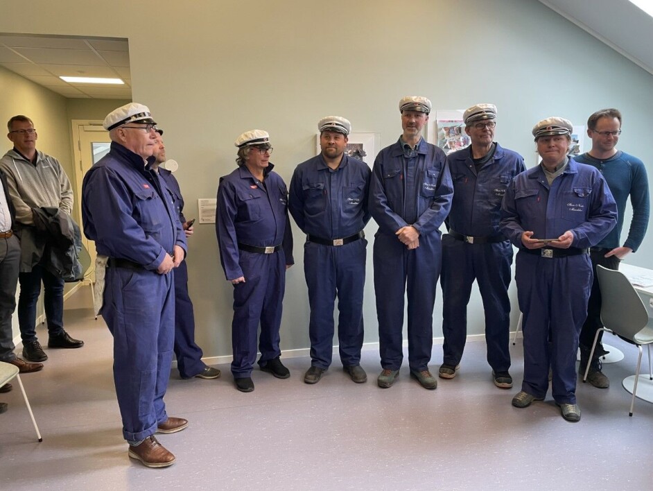Store Norske Mandskor på åpningen.