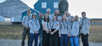 14 speidere på dugnad i Ny-Ålesund
