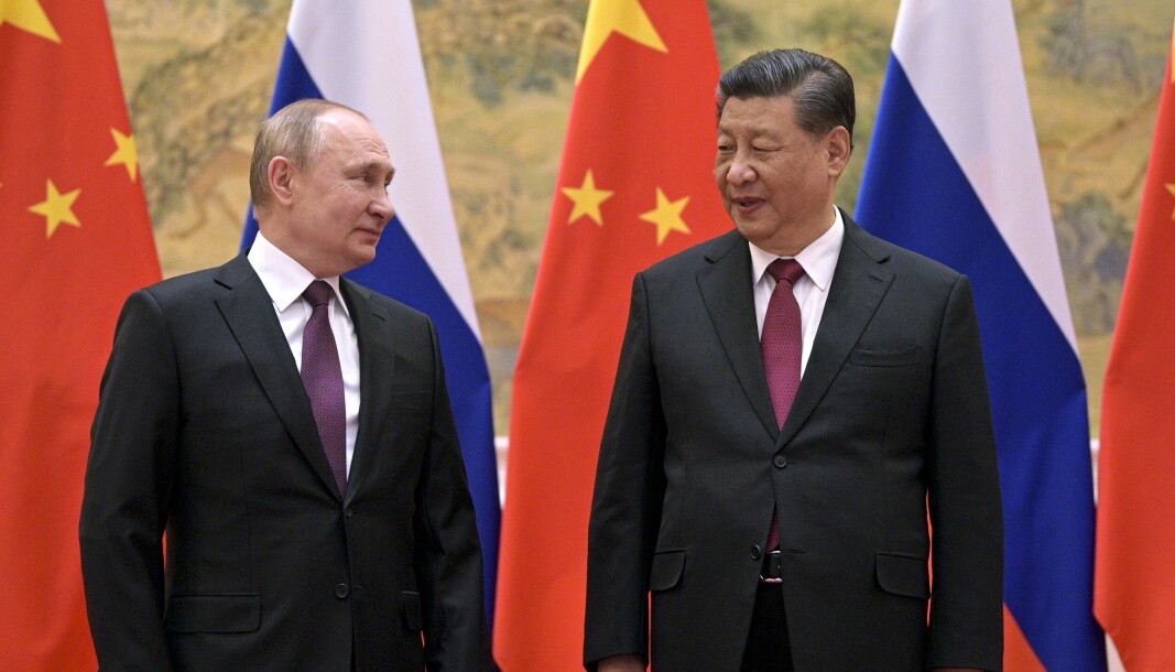 Ser mot nord: Kina president Xi Jinping og Russlands motstykke Vladimir Putin har en god tone og begge har øyner rettet mot Arktis.