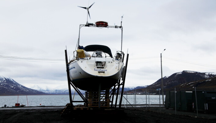 Trygt på land for vinteren ved den nye Miljøstasjonen. Trygt på land for vinteren ved den nye Miljøstasjonen.