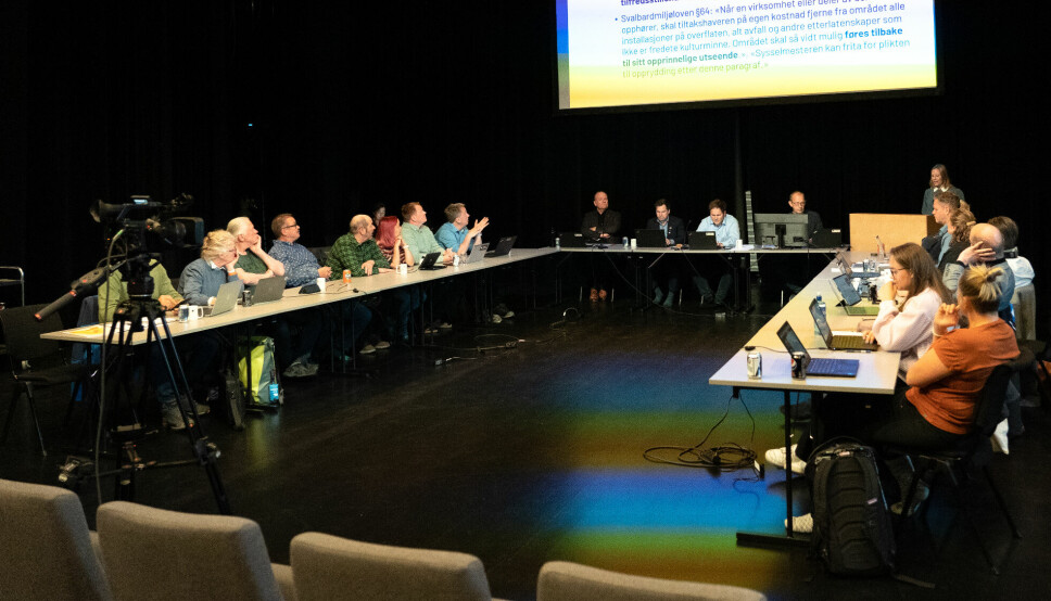 Bilde fra lokalstyremøtet 13. september.