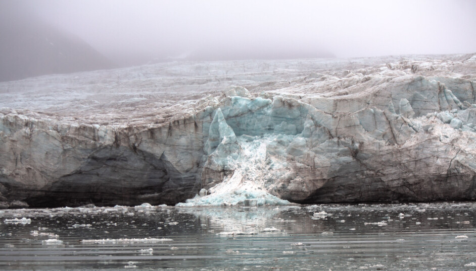 Esmarkbreen på Oscar II Land er en de som har fått merke klimaforandringene. Esmarkbreen på Oscar II Land er en de som har fått merke klimaforandringene.