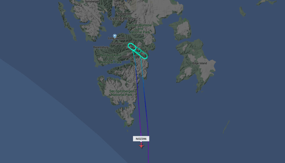 Fly fra Tromsø har snudd.