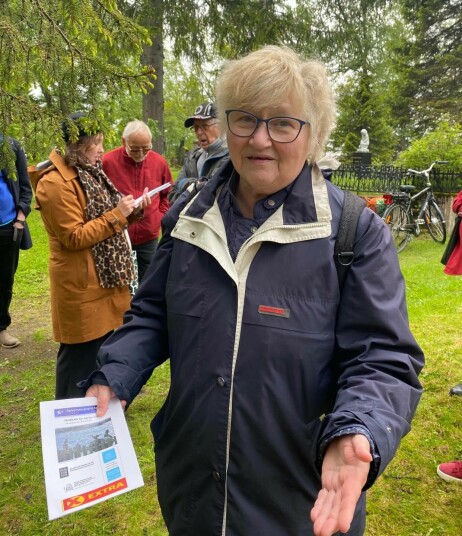 Ivaretar polargraver: Gidsken Halland i Arktisk forening har vært med å jobbe frem vern av polargraver i Tromsø. Hun er glad for at de tre kvinnegravene også blir vernet av det offentlige.