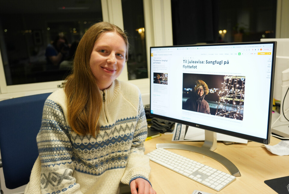 Det var journalistpraktikant Ida Nedal Kværnstuen som stod for portrettintervjuet med Torunn Sørensen i juleavisa.