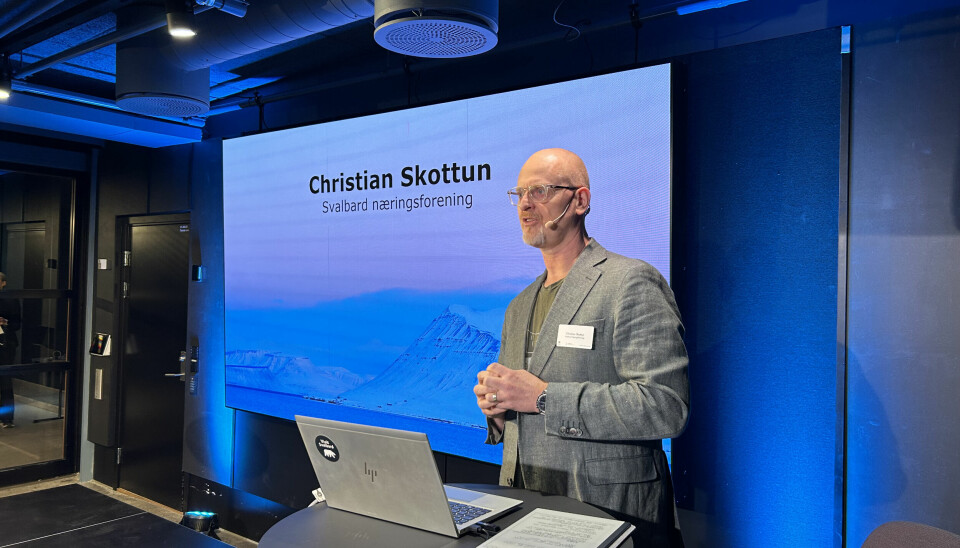 Svalbard næringsforenings leder Christian Skottun i Oslo.