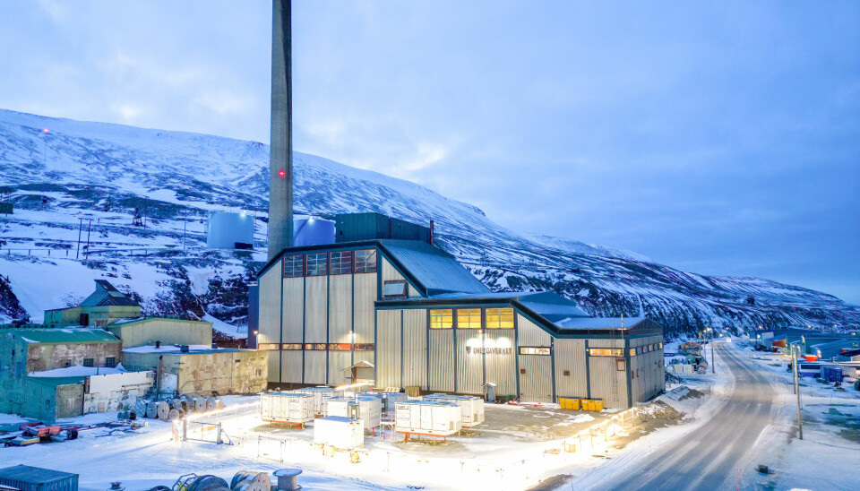 Kullkraftverket i Longyearbyen er supplert med batterier.
