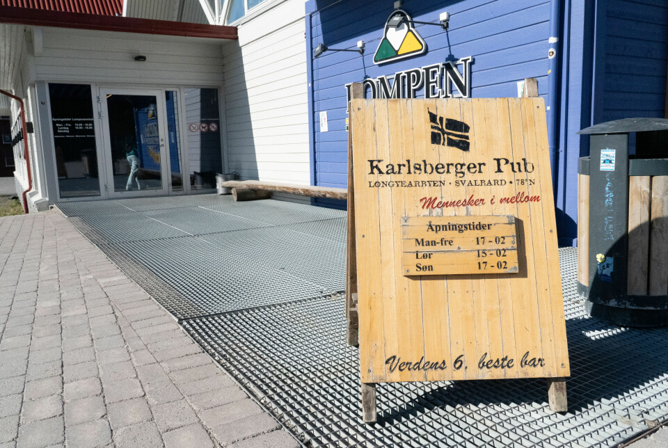 Hendelsen fant sted utenfor på Karlsberger Pub i januar.