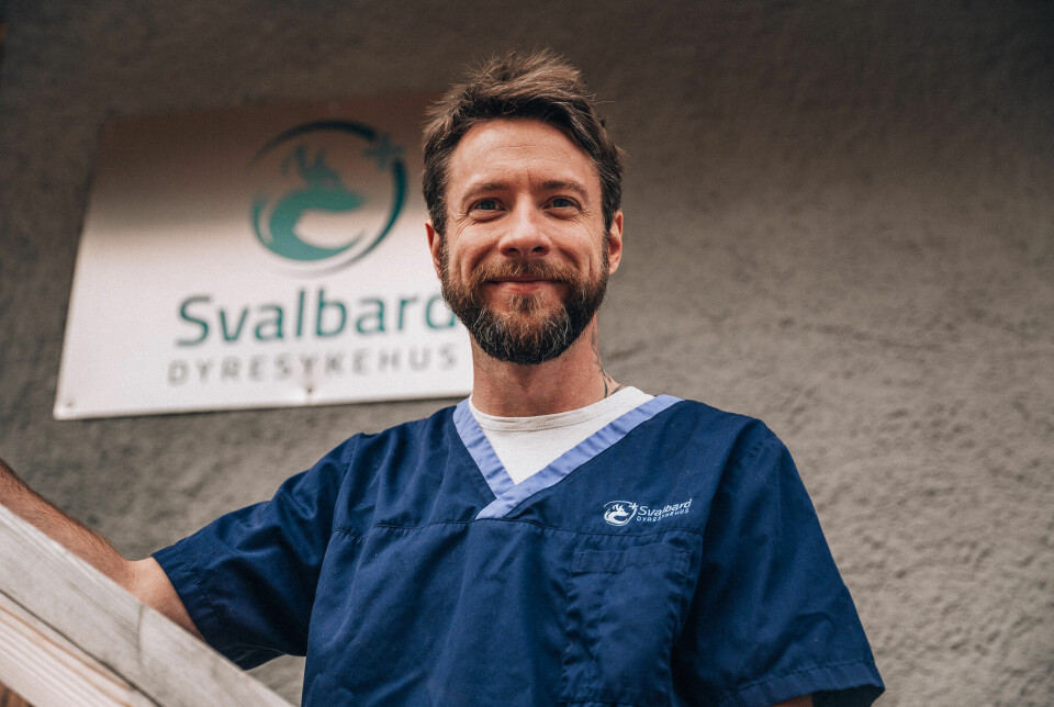 Veterinær og eier av Svalbard Dyresykehus, Hans Kristian Mjelde.