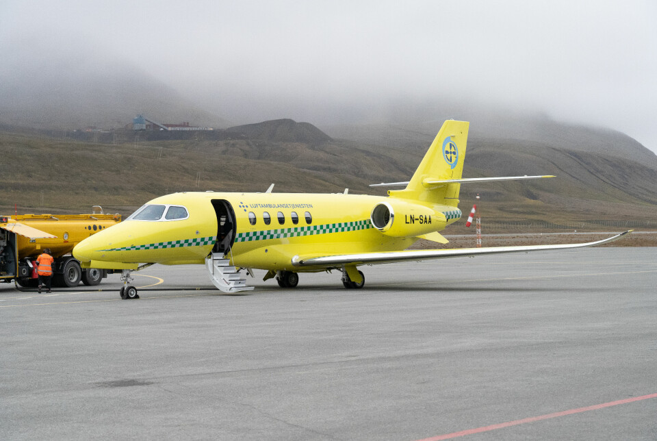 Luftambulansetjenesten har i dag to jetfly som inngår i ambulanseflyberedskapen i Norge. Det døgnbemannede flyet står fast stasjonert ved Oslo Lufthavn, mens EU-jetflyet i Tromsø kun er fullt bemannet på dagtid mellom 08:00 og 20:00. Resten av flåten består i dag av Beech King Air-propellfly som har store vær- og vektbegrensninger under oppdrag til og fra Svalbard.