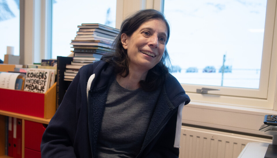 Silvia Galli trivdes veldig godt i jobben med å legge til rette for leseglede ved Longyearbyen skole.