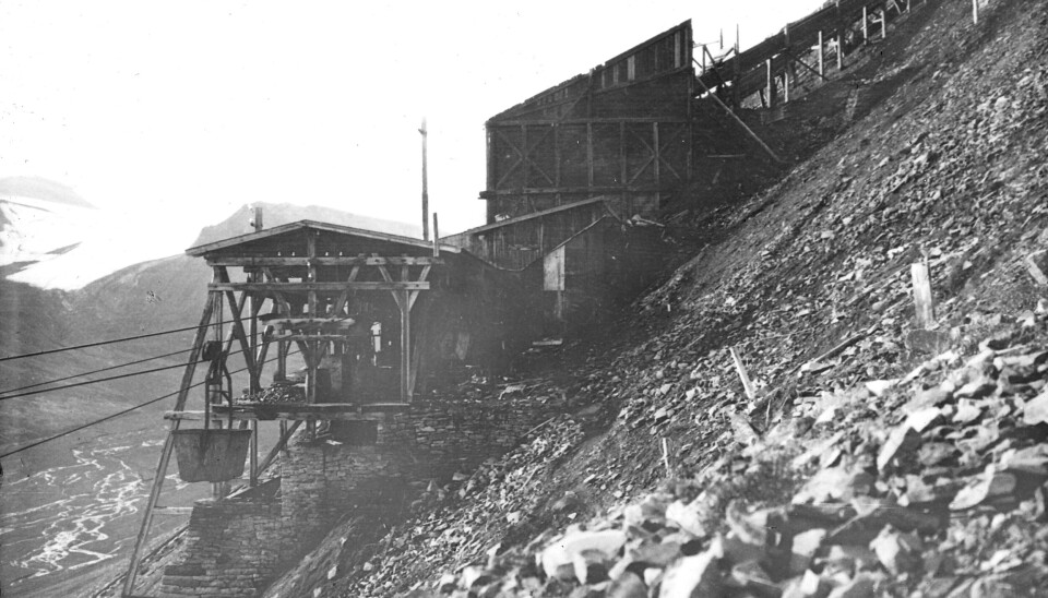 Gruve 1 Amerikanergruva avbildet i 1916.
