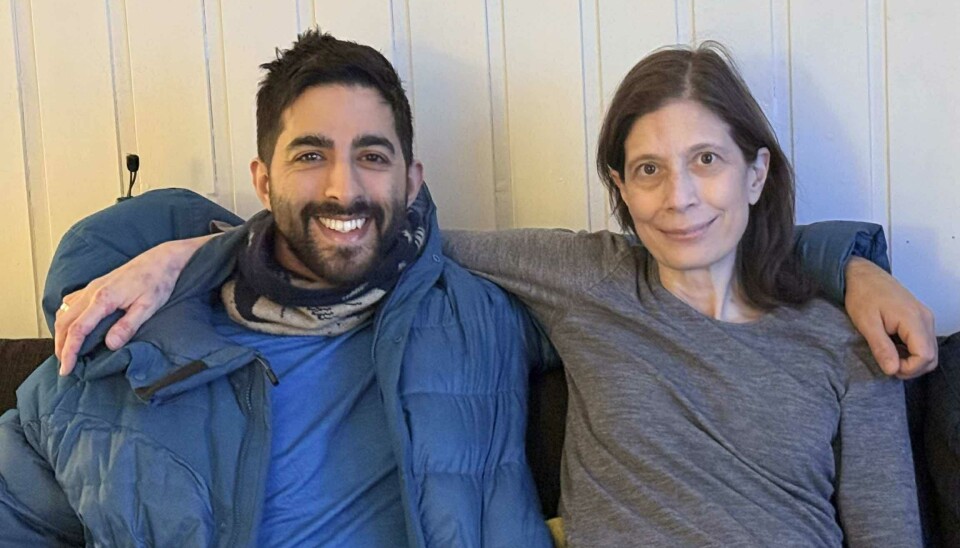 Yann Rashid og Silvia Galli i mars i år.
